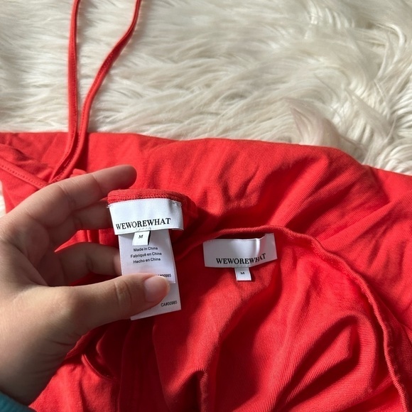 WEWOREWHAT Two Piece Midi Skirt Set - Picture 3 of 3